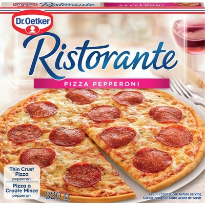 Dr Oetker Ristorante Thin Crust Pepperoni Pizza 320 g, $2.18/100g