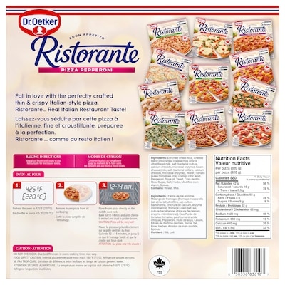 Ristorante Thin Crust Pepperoni Pizza