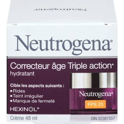 Neutrogena Hydratant Correcteur âge Triple action FPS 25 48 ml, 89,56 $/100ml