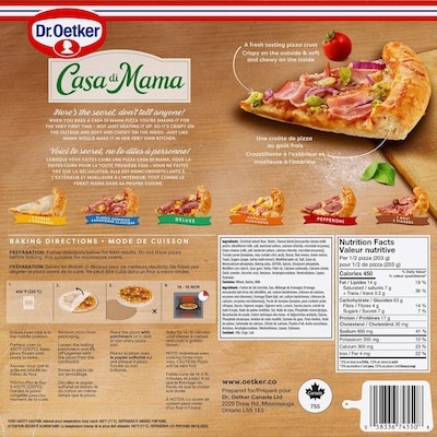 Casa di Mama Bacon Pizza