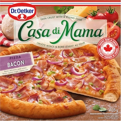 Dr. Oetker Casa Di Mama Bacon Pizza 405 g, 0,99 $/100g