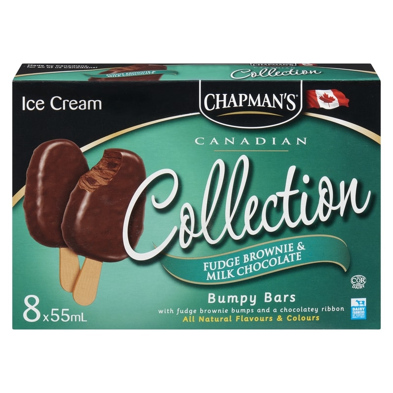 Chapmans Canadian Collection Fudge Brownie & Milk Chocolate Ice