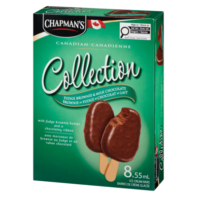 Canadian Collection Fudge Brownie & Milk Chocolate Ice Cream Bar