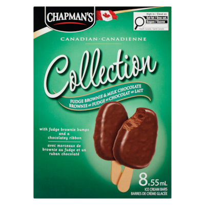 Canadian Collection Fudge Brownie & Milk Chocolate Ice Cream Bar
