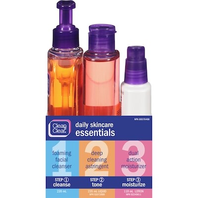 Clean & Clear Trousse Routine de soin de la peau Essentials 1 ea, 19,99 $/1ch