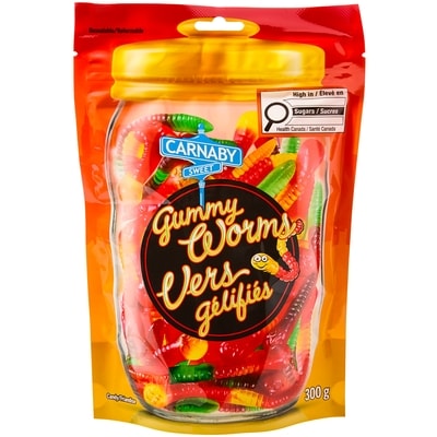 Carnaby Sweet Gummy Worms 300 g, $1.33/100g