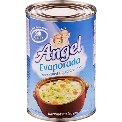 Angel Evaporada (Evaporated Liquid Creamer) 405 ml, $0.57/100ml