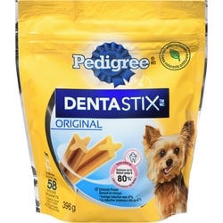 Pedigree Dentastix Oral Care Mini Adult Dog Treats Original 396 g, $2.90/100g