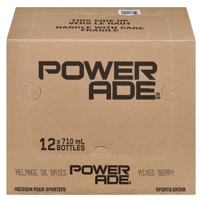 Powerade Boisson Ion4 mélange de baies 12x710.0 ml, 0,21 $/100ml