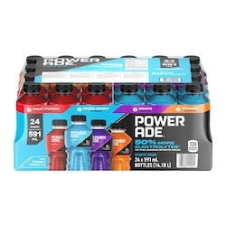 Powerade Sports Drink Variety Bottles 24x591.0 ml, $0.16/100ml
