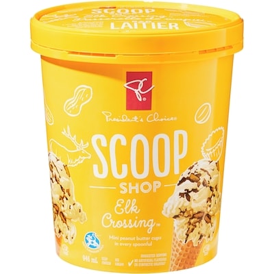President's Choice Elk Crossing Ice Cream  946 ml, $0.53/100ml