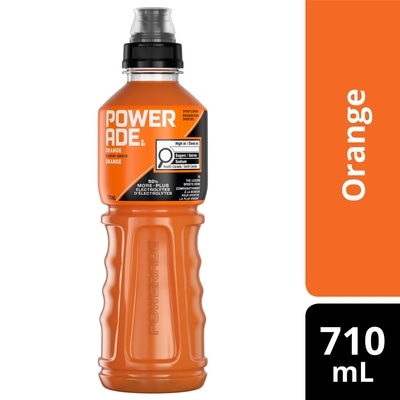 Powerade Sports Drink Orange Bouteille 710 ml, 0,42 $/100ml