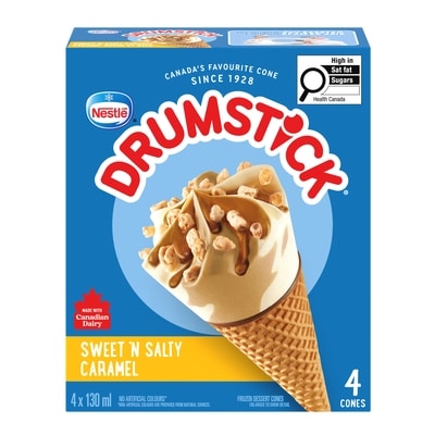 Nestlé Drumstick Sweet And Salty Caramel Cones 520 ml, $0.77/100ml