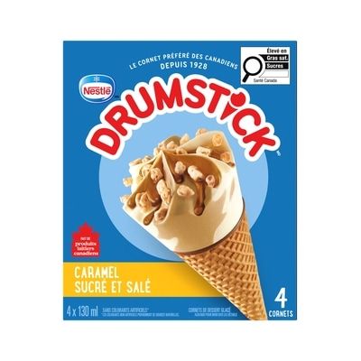 Nestlé Drumstick Cornets Caramel Sucré Et Salé 520 ml, 0,77 $/100ml