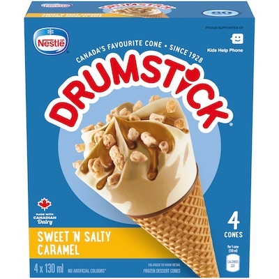Nestlé Drumstick Cornets Caramel Sucré Et Salé 520 ml, 1,15 $/100ml