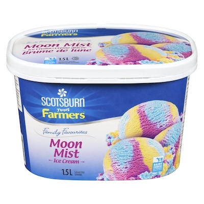 Scotsburn Family Favourites Moon Mist Ice Cream  1.5 l, $0.52/100ml