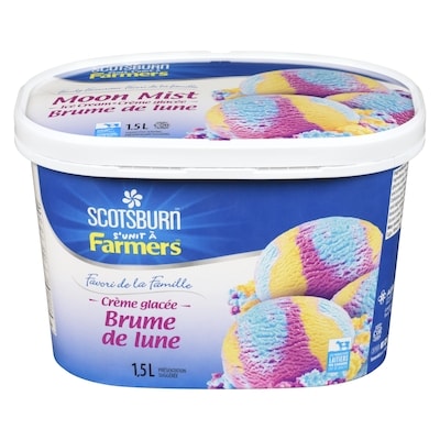 Scotsburn Crème glacée Favori de la Famille Brume de lune Scotsburn 1.5 l, 0,52 $/100ml