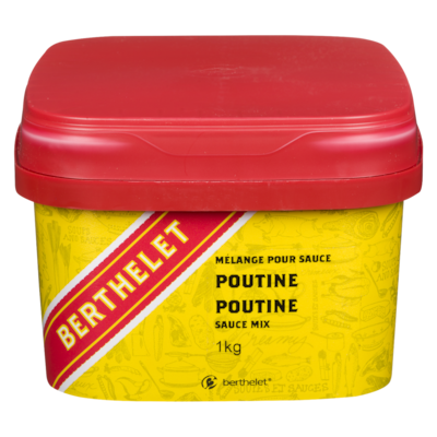 Berthelet Mélange pour sauce, poutine 1 kg, 1,75 $/100g