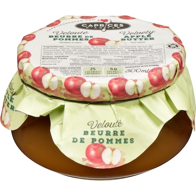 Les Caprices d’antan Tartinade de fruits velouté beurre de pommes 300 ml, 2,16 $/100ml
