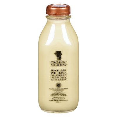 Organic Meadow Organic Egg Nog 3.2% M.F. 946 ml, $0.84/100ml