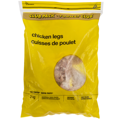 No Name Chicken Legs, Club Pack 2 kg, $0.90/100g