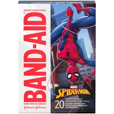 Band-Aid Spiderman 20 ea, $0.32/1ea