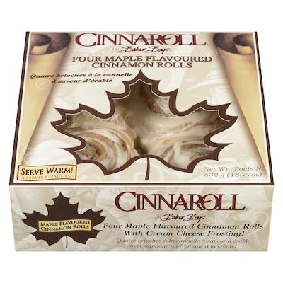 Baker Boys Maple Cinnamon Rolls, 4 Pack 532 g, $0.94/100g