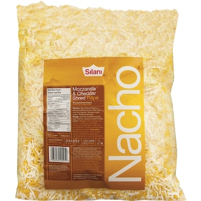 Silani Shredded Nacho Cheese Mix 2 kg, $1.35/100g