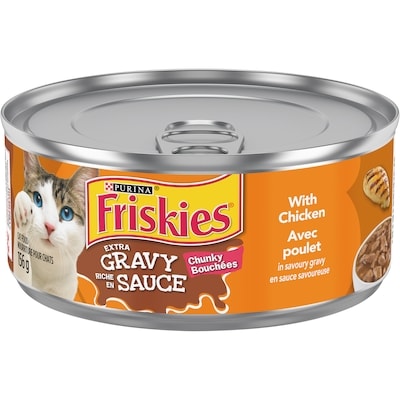 Purina Friskies Extra Gravy Chicken in Savoury Gravy, Wet Cat Food 156 g, $0.76/100g