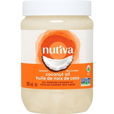 Nutiva Huile de noix de coco raffinée à la vapeur biologique 860 ml, 1,86 $/100ml