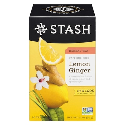 Stash Lemon Ginger Tea 20 ea, $0.25/1ea