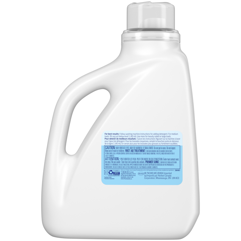 Free & Clear 4 in 1 Hypoallergenic Concentrated Liquid Laundry Detergent, 50 Loads