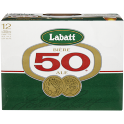 Labatt 50 Labatt 50, canettes (Pièce d’identité requise au moment du ramassage) 12x355.0 ml, 0,59 $/100ml
