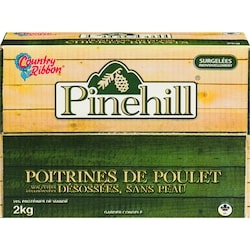 Country Ribbon Poitrine de poulet, désossée et sans peau 2 kg, 1,32 $/100g