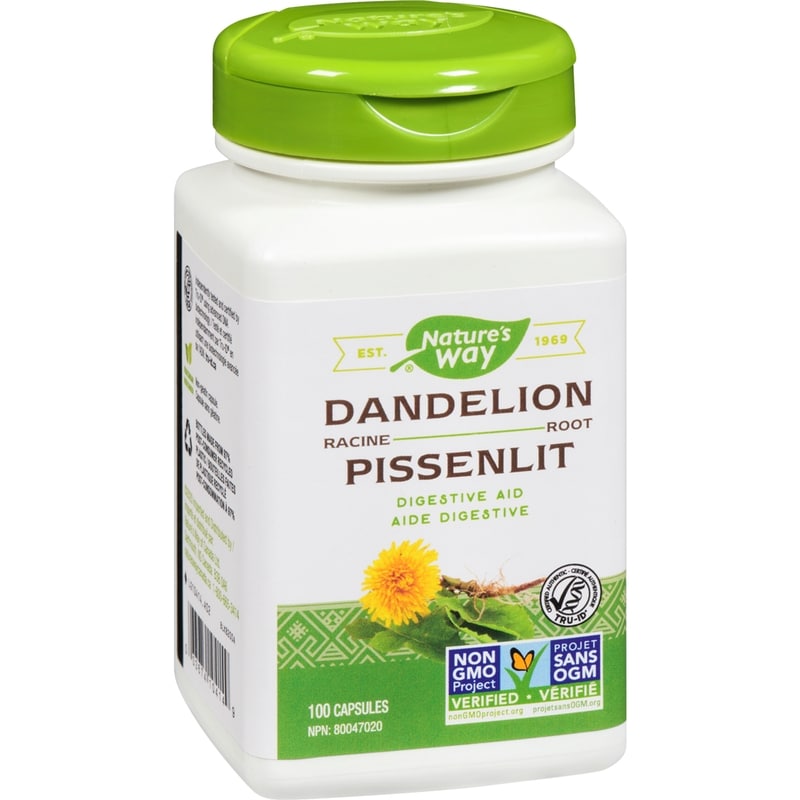 Dandelion Root 100 Vegetarian Capsules
