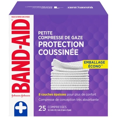 Band-Aid Compresses petites 25 ea, 0,46 $/1ch