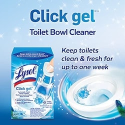 Lysol Click Gel Spring Waterfall Toilet Bowl Cleaner - 4 ea