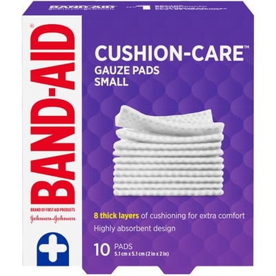 Band-Aid Gauze Pads, Small 10 ea, $0.42/1ea