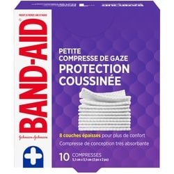 Band-Aid Compresses petites 10 ea, 0,42 $/1ch