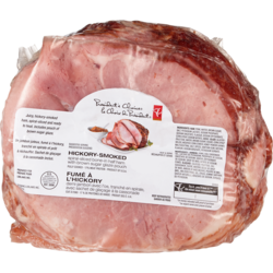 President's Choice Hickory, Smoked Spiral, Sliced Bone, In Half Ham With Brown Sugar Glaze Pouch $11.02/1kg $5.00/1lb
