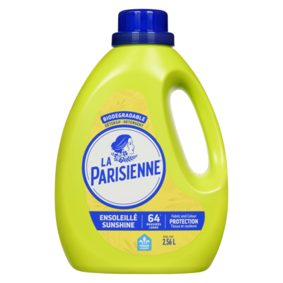 La Parisienne Laundry Detergent, Sunshine High Efficiency 2.56 l, $0.37/100ml