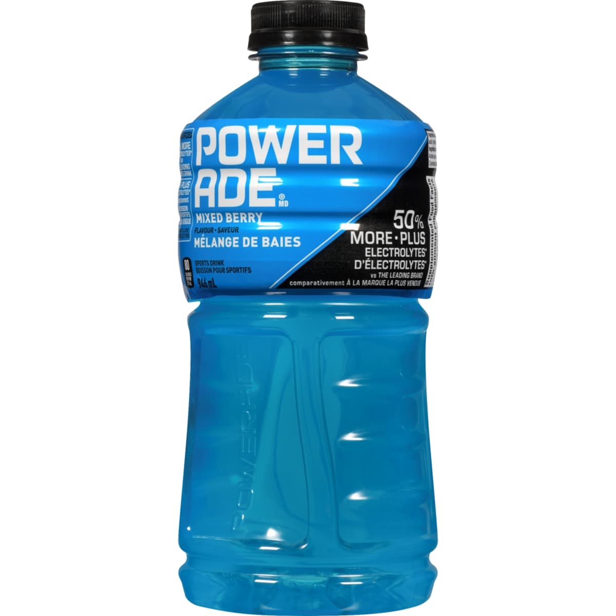 Powerade Electrolyte Beverage, Mixed Berry, Bottle 946 ml, $0.18/100ml