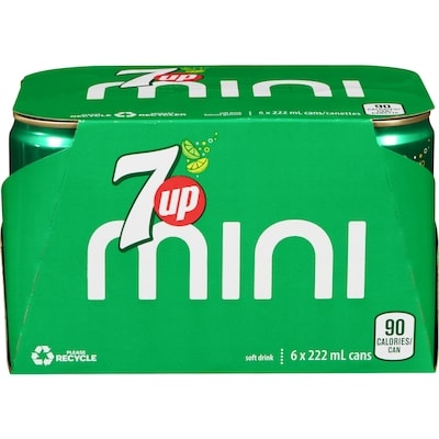 7Up Soda Mini 6x222.0 ml, $0.30/100ml