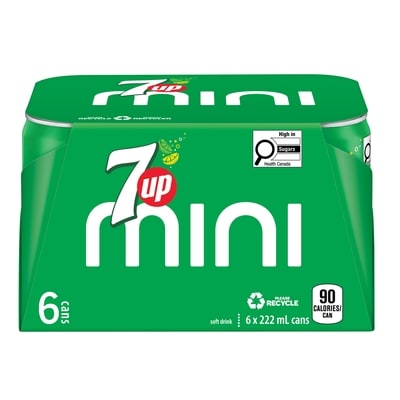 7Up Soda Mini 6x222.0 ml, $0.37/100ml