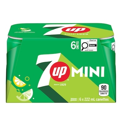 7 UP Boisson gazeuse citron-lime 6x222.0 ml, 0,41 $/100ml