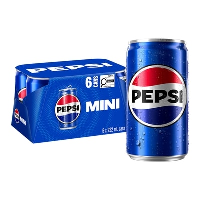 Pepsi Soda 6x222.0 ml, $0.41/100ml