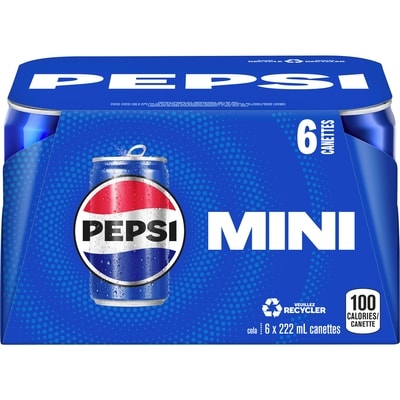 Pepsi Pepsi Boissons gazeuses 6x222.0 ml, 0,40 $/100ml