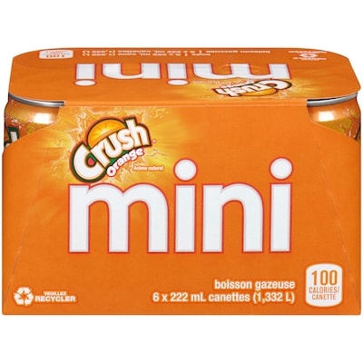 Crush Crush Orange Boissons gazeuses 6x222.0 ml, 0,40 $/100ml