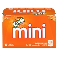 Crush Orange Boisson gazeuse 6x222.0 ml, 0,41 $/100ml