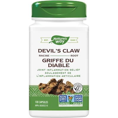 Nature's Way Devils Claw Root Joint Inflammation Relief 100 Vegetarian Capsules 100 ea, $0.16/1ea